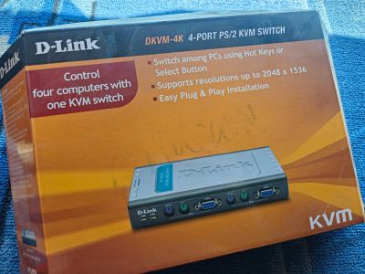 Лот: 25431432. Фото: 1. KVM-переключатель D-Link DKVM-4K. Маршрутизаторы (роутеры)