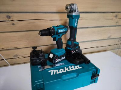 Лот: 22177377. Фото: 1. Набор инструментов Makita! 2 в... Электроинструмент