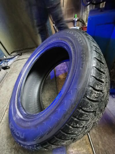 Лот: 18440607. Фото: 1. Nokian Hakkapeliitta 7 235/55... Шины