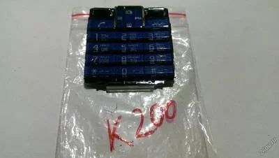 Лот: 6815459. Фото: 1. Клавиатура Sony Ericsson к200... Корпуса, клавиатуры, кнопки