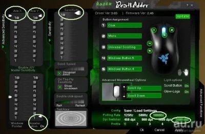 Лот: 10367283. Фото: 1. Игровая мышь Razer DeathAdder... Клавиатуры и мыши