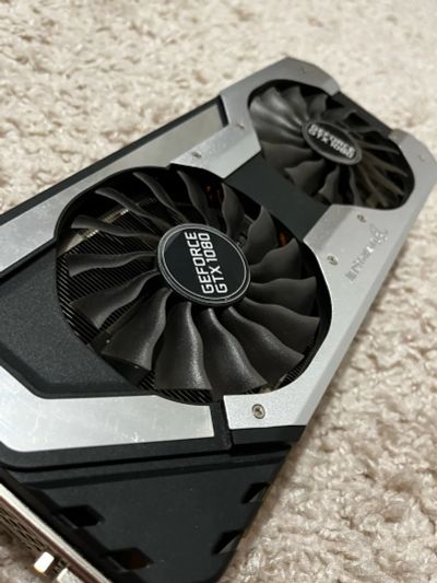 Лот: 19853781. Фото: 1. Видеокарта Palit geforce GTX 1080... Видеокарты