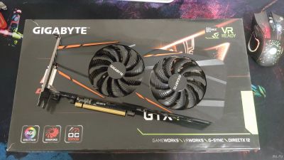 Лот: 15274595. Фото: 1. Видеокарта Gigabyte GTX 1060 G1... Видеокарты