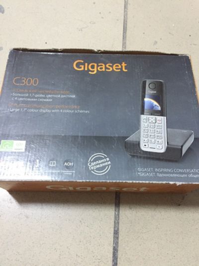 Лот: 12038192. Фото: 1. Беспроводной телефон Gigaset C300... DECT и радиотелефоны