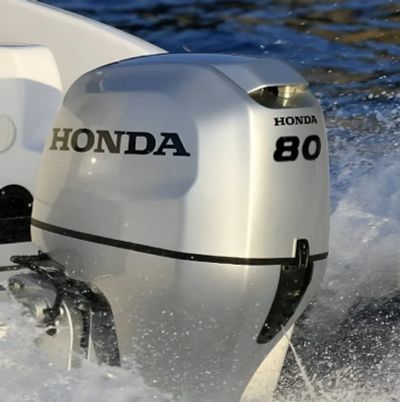 Лот: 25413401. Фото: 1. 4х-тактный лодочный мотор HONDA... Лодочные моторы