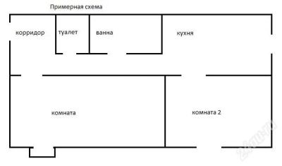 Лот: 1669668. Фото: 1. Продам 2-х комнатную квартиру... Квартиры, студии