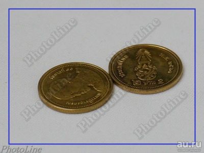 Лот: 13780187. Фото: 1. Монета 2 бата таиландские, тайские... Азия