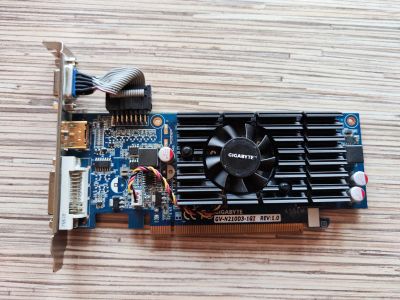 Лот: 25002837. Фото: 1. Видеокарта PCI-E GigaByte GeForce... Видеокарты