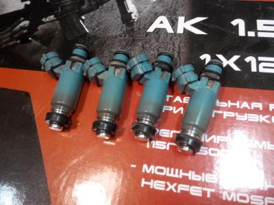 Лот: 14386893. Фото: 1. Форсунки 440cc subaru. Топливная система