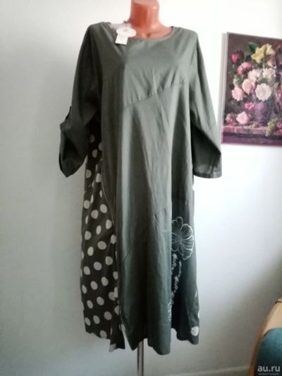 Лот: 18010991. Фото: 1. Новое платье, нат. ткань cotton... Другое (одежда, обувь, галантерея)