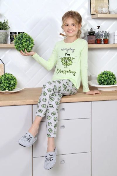 Лот: 20974672. Фото: 1. Детская пижама для девочки Брюссель-1. Домашняя одежда