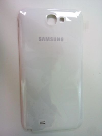 Лот: 12316929. Фото: 1. Задняя крышка Samsung N7100 белый. Корпуса, клавиатуры, кнопки
