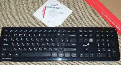 Лот: 21510718. Фото: 1. Клавиатура Genius Slimstar i820... Клавиатуры и мыши