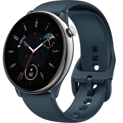 Лот: 22220645. Фото: 1. Умные часы Amazfit GTR Mini, синий. Смарт-часы, фитнес-браслеты, аксессуары