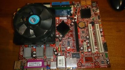 Лот: 11995316. Фото: 1. MSI MS-7173 RC410M-L (OEM) LGA775. Комплекты запчастей