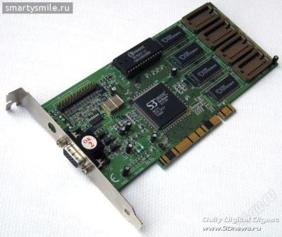 Лот: 1035613. Фото: 1. Видеокарта PCI VIRGE S3/DX раритетная... Видеокарты