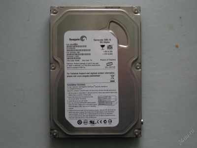 Лот: 76875. Фото: 1. Seagate Barracuda 7200.10 160... Жёсткие диски (HDD)