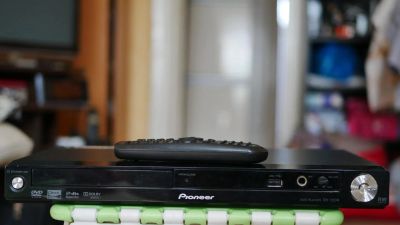 Лот: 9351954. Фото: 1. dvd плеер pioneer DV-120K(кароэке... DVD, Blu-Ray плееры
