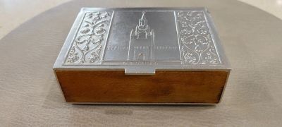 Лот: 25316948. Фото: 1. Шкатулка/сигаретница СССР. Предметы интерьера и быта
