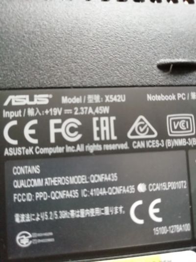 Лот: 15884239. Фото: 1. Ноутбук Asus x542u. Ноутбуки