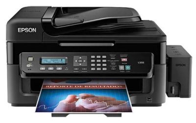 Лот: 5342883. Фото: 1. МФУ Epson L555 A4 струйный принтер... МФУ и копировальные аппараты