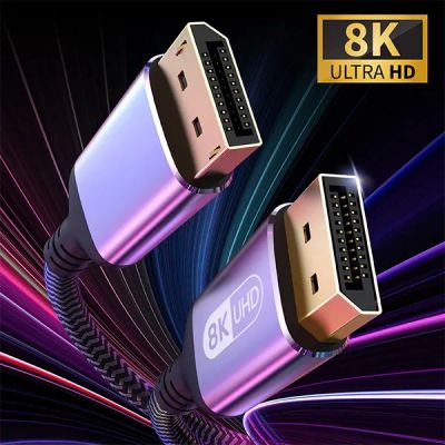 Лот: 21039914. Фото: 1. DisplayPort DP1.4 кабель, длина... Шлейфы, кабели, переходники