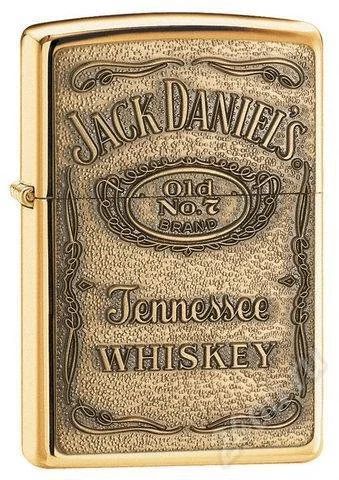 Лот: 684760. Фото: 1. Zippo Jack Daniel's Brass Emblem... Разное