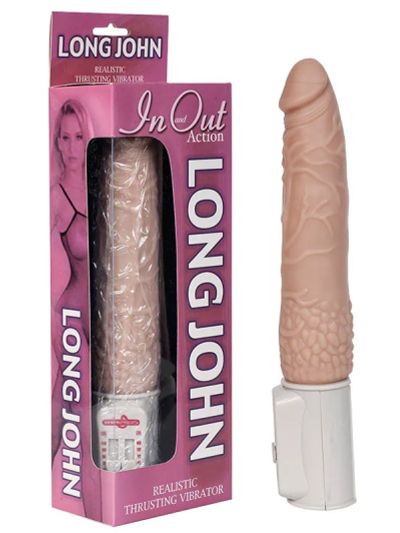 Лот: 22068814. Фото: 1. Фаллоимитатор Long John с поступательным... Игрушки