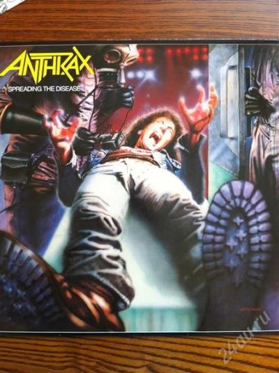 Лот: 1168815. Фото: 1. ANTHRAX / SPREADING THE DISEASE... Аудиозаписи