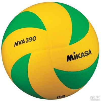 Лот: 12882296. Фото: 1. Волейбольный мяч MIKASA MVA390... Мячи, ракетки, шайбы, клюшки