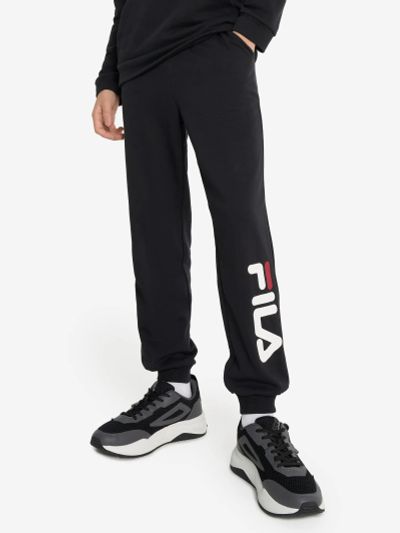 Лот: 24769887. Фото: 1. Брюки для мальчиков FILA, Черный. Спортивные брюки, штаны