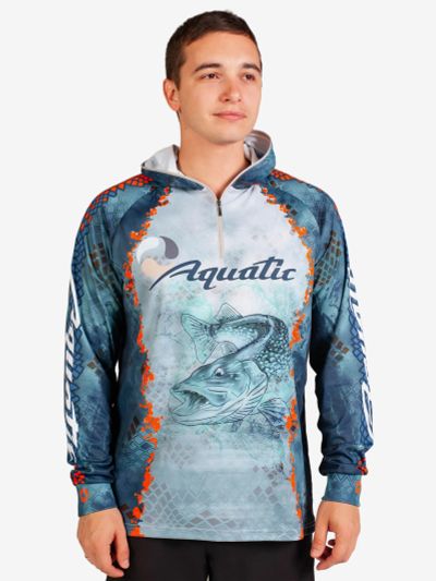 Лот: 25601523. Фото: 1. Джерси Аquatic Дж-05 с капюшоном... Другое (спортивная одежда)