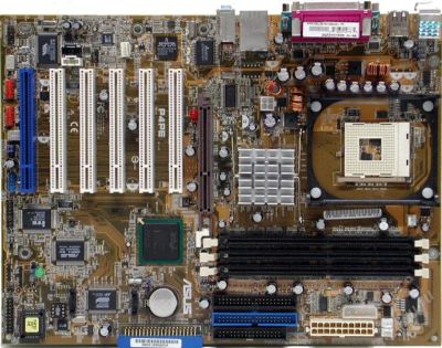 Лот: 1388310. Фото: 1. Материнская плата ASUS P4T533-C. Материнские платы