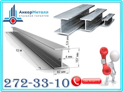 Лот: 17358824. Фото: 1. Балка 16Б1 марка стали С255 ГОСТ... Металлопрокат