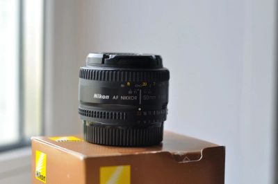 Лот: 10039994. Фото: 1. Объектив Nikon AF Nikkor 50mm... Объективы