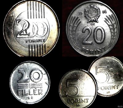 Лот: 13501998. Фото: 1. Венгрия.200 и 20 форинтов 2009... Наборы монет
