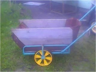 Лот: 7655327. Фото: 1. тачка двух колёсная. Тачки, носилки