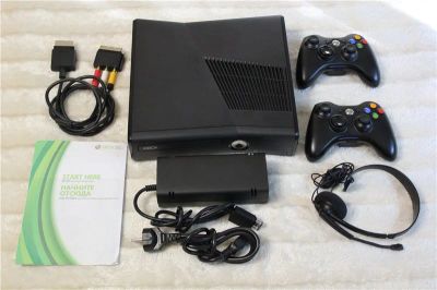 Лот: 8222568. Фото: 1. СдАм на прокат Xbox 360 Slim. Игровые приставки, консоли
