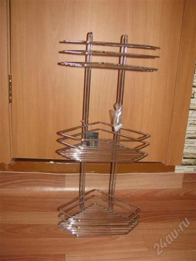 Лот: 1547795. Фото: 1. Новая полка угловая 3-х ярусная... Аксессуары