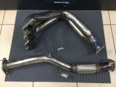 Лот: 20043803. Фото: 1. Паук 4-2-1 Mitsubishi Lancer 9... Двигатель и элементы двигателя