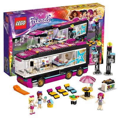 Лот: 8230732. Фото: 1. Лего Lego Friends Автобус Звезды. Конструкторы