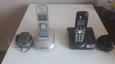 Лот: 11768430. Фото: 1. Телефон трубка Panasonic домашний. DECT и радиотелефоны