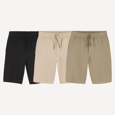 Лот: 25048925. Фото: 1. Комплект из 3 флисовых шорт LaRedoute. Другое (одежда, обувь, галантерея)