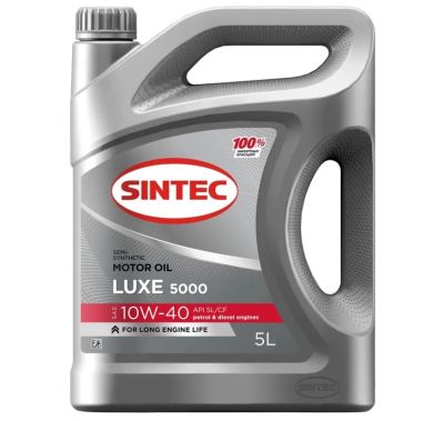 Лот: 21095128. Фото: 1. Масло моторное Sintec Люкс 5000... Масла, жидкости