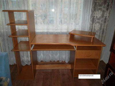 Лот: 2444151. Фото: 1. Компьютерный стол с тумбой. Столы, стулья, обеденные группы
