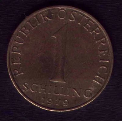 Лот: 7988172. Фото: 1. 1 Sсhilling 1979 год 1 Шиллинг... Германия и Австрия