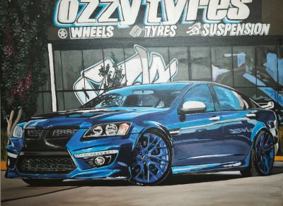 Лот: 25589012. Фото: 1. Картина, Holden HSV Clubsport. Картины, рисунки