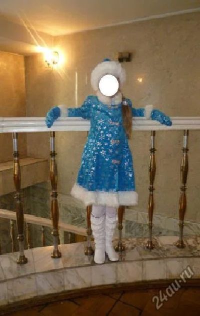 Лот: 4865509. Фото: 1. костюм Снегурочки на девочку. Детские карнавальные, праздничные костюмы