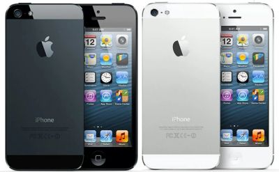 Лот: 3307737. Фото: 1. iPhone 5 черный 16 Gb. Смартфоны