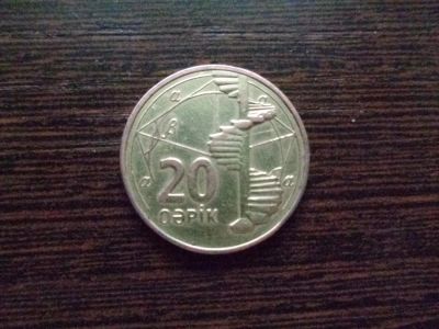 Лот: 9035999. Фото: 1. Монета 20 .гяпиков (2006 г... Азия